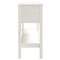 vidaXL Console Table White 100x35x75 cm Solid Wood Pine