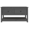 vidaXL Coffee Table Grey 102x49x55 cm Solid Wood Pine