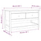 vidaXL Coffee Table Grey 102x49x55 cm Solid Wood Pine