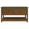vidaXL Coffee Table Honey Brown 102x49x55 cm Solid Wood Pine