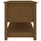 vidaXL Coffee Table Honey Brown 102x49x55 cm Solid Wood Pine