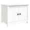 vidaXL Coffee Table White 71x49x55 cm Solid Wood Pine