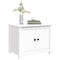 vidaXL Coffee Table White 71x49x55 cm Solid Wood Pine