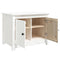 vidaXL Coffee Table White 71x49x55 cm Solid Wood Pine