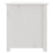 vidaXL Coffee Table White 71x49x55 cm Solid Wood Pine