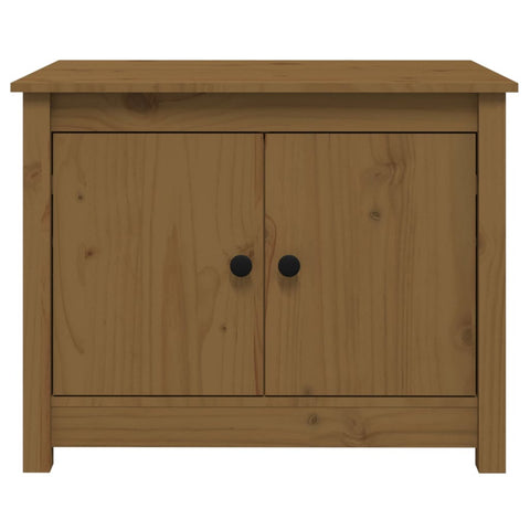 vidaXL Coffee Table Honey Brown 71x49x55 cm Solid Wood Pine