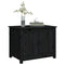 vidaXL Coffee Table Black 71x49x55 cm Solid Wood Pine