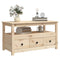 vidaXL Coffee Table 102x49x55 cm Solid Wood Pine
