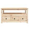 vidaXL Coffee Table 102x49x55 cm Solid Wood Pine