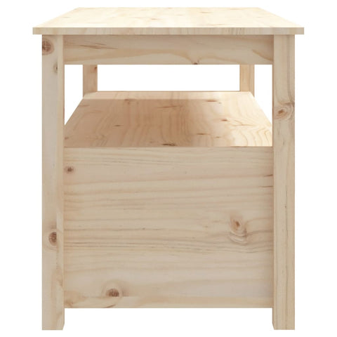 vidaXL Coffee Table 102x49x55 cm Solid Wood Pine