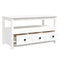 vidaXL Coffee Table White 102x49x55 cm Solid Wood Pine
