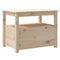 vidaXL Coffee Table 71x49x55 cm Solid Wood Pine