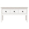 vidaXL Coffee Table White 102x49x55 cm Solid Wood Pine