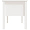 vidaXL Coffee Table White 102x49x55 cm Solid Wood Pine