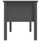 vidaXL Coffee Table Grey 102x49x55 cm Solid Wood Pine