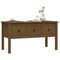 vidaXL Coffee Table Honey Brown 102x49x55 cm Solid Wood Pine