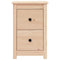 vidaXL Bedside Cabinets 2 pcs 40x35x61.5 cm Solid Wood Pine