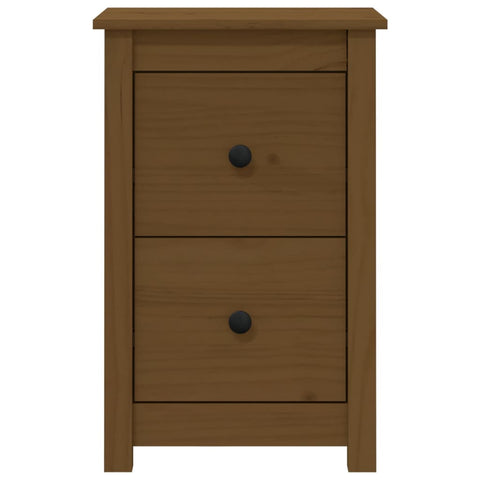 vidaXL Bedside Cabinet Honey Brown 40x35x61.5 cm Solid Wood Pine