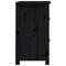 vidaXL Bedside Cabinets 2 pcs Black 40x35x61.5 cm Solid Wood Pine