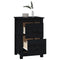vidaXL Bedside Cabinets 2 pcs Black 40x35x61.5 cm Solid Wood Pine