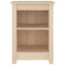 vidaXL Bedside Cabinet 40x35x55 cm Solid Wood Pine