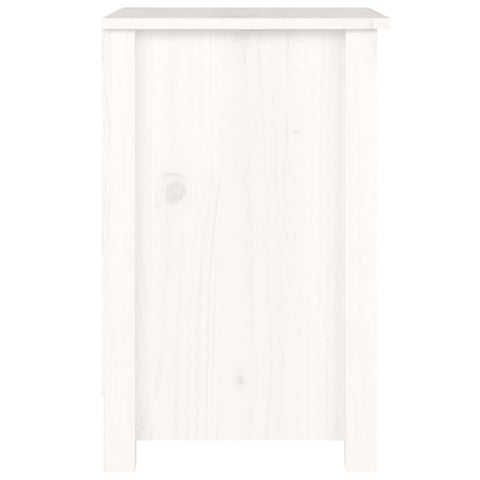 vidaXL Bedside Cabinets 2 pcs White 40x35x55 cm Solid Wood Pine