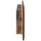 vidaXL LED Bathroom Mirror Smoked Oak 90x8,5x37 cm Engineered Wood