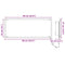vidaXL LED Bathroom Mirror Smoked Oak 90x8,5x37 cm Engineered Wood