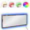 vidaXL LED Bathroom Mirror Smoked Oak 90x8,5x37 cm Engineered Wood