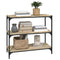 vidaXL Book Cabinet Sonoma Oak 80x33x70.5 cm Engineered Wood and Steel