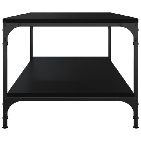 vidaXL Coffee Table Black 100x50x40 cm Engineered Wood