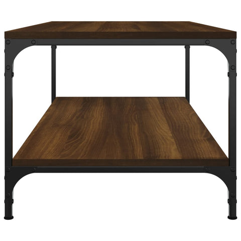 vidaXL Coffee Table Brown Oak 100x50x40 cm Engineered Wood