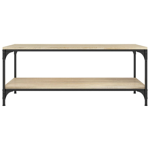 vidaXL Coffee Table Sonoma Oak 80x50x40 cm Engineered Wood