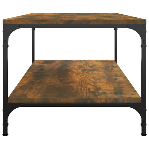 vidaXL Coffee Table Smoked Oak 80x50x40 cm Engineered Wood