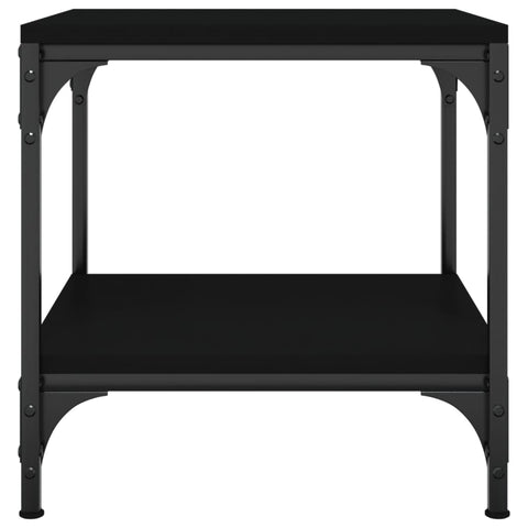 vidaXL Side Table Black 40x40x40 cm Engineered Wood
