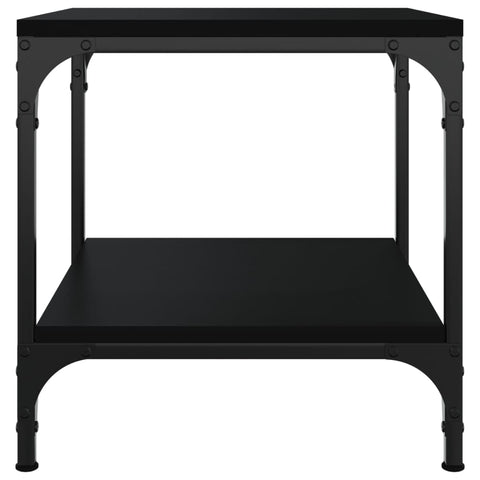 vidaXL Side Table Black 40x40x40 cm Engineered Wood