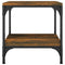 vidaXL Side Tables 2 pcs Smoked Oak 40x40x40 cm Engineered Wood