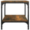 vidaXL Side Tables 2 pcs Smoked Oak 40x40x40 cm Engineered Wood