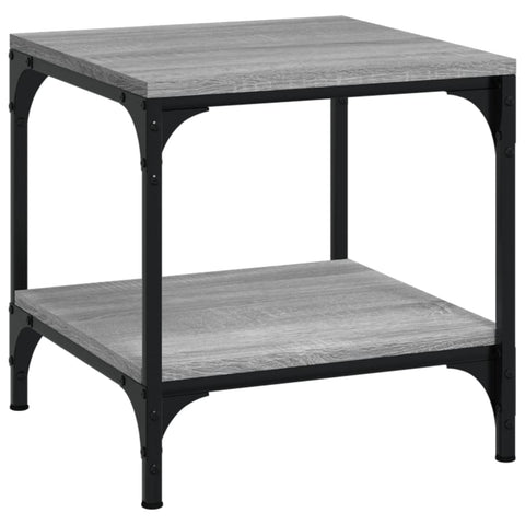 vidaXL Side Tables 2 pcs Grey Sonoma 40x40x40 cm Engineered Wood