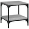 vidaXL Side Tables 2 pcs Grey Sonoma 40x40x40 cm Engineered Wood