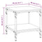 vidaXL Side Tables 2 pcs Grey Sonoma 40x40x40 cm Engineered Wood
