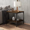 vidaXL Side Tables 2 pcs Brown Oak 40x40x40 cm Engineered Wood
