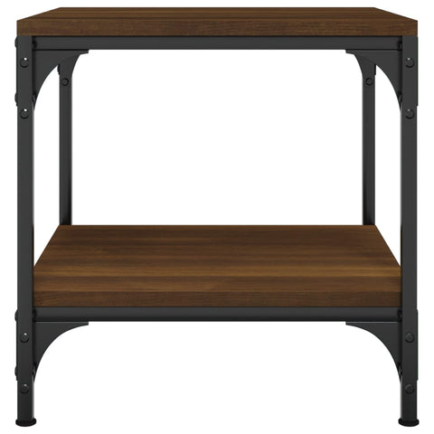 vidaXL Side Tables 2 pcs Brown Oak 40x40x40 cm Engineered Wood