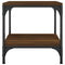 vidaXL Side Tables 2 pcs Brown Oak 40x40x40 cm Engineered Wood