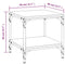 vidaXL Side Tables 2 pcs Brown Oak 40x40x40 cm Engineered Wood
