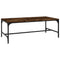 vidaXL Coffee Table Smoked Oak 100x50x35 cm Engineered Wood