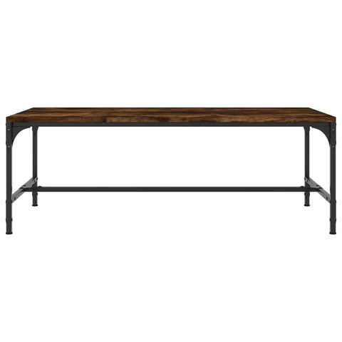 vidaXL Coffee Table Smoked Oak 100x50x35 cm Engineered Wood