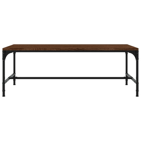 vidaXL Coffee Table Brown Oak 100x50x35 cm Engineered Wood