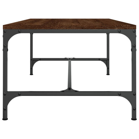 vidaXL Coffee Table Brown Oak 100x50x35 cm Engineered Wood
