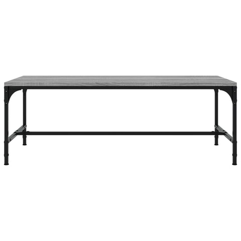 vidaXL Coffee Table Grey Sonoma 80x50x35 cm Engineered Wood